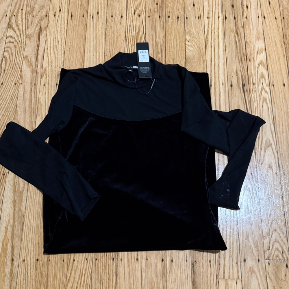 Fashion Nova Black Long Sleeve Dress